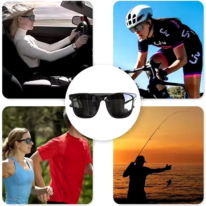 Choice C8 Bluetooth 5.4 Glasses Earphones with HD Mic Driving Sunglasses Multi-Function Keys Related Models Lenovo C8